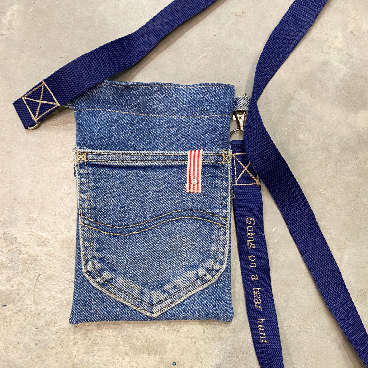 Denim Pocket Cross Body Bag