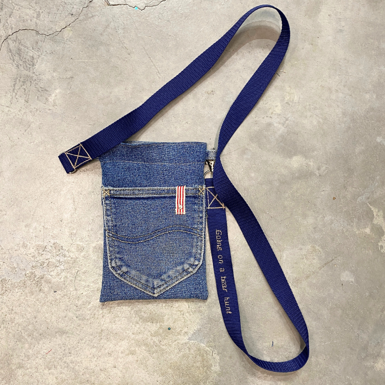 Denim Pocket Cross Body Bag