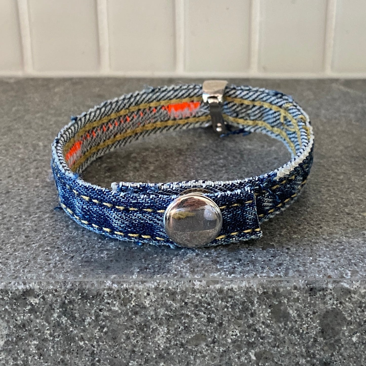 Denim Cuff Bracelet 1