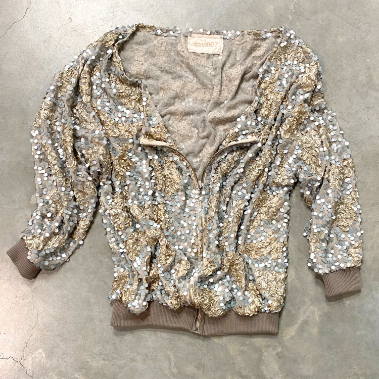 Sequin Bomber Jacket