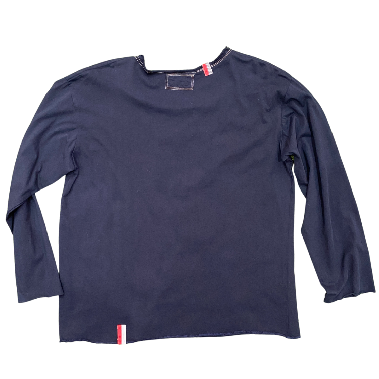 Navy 'dear self' Long Sleeve Tee