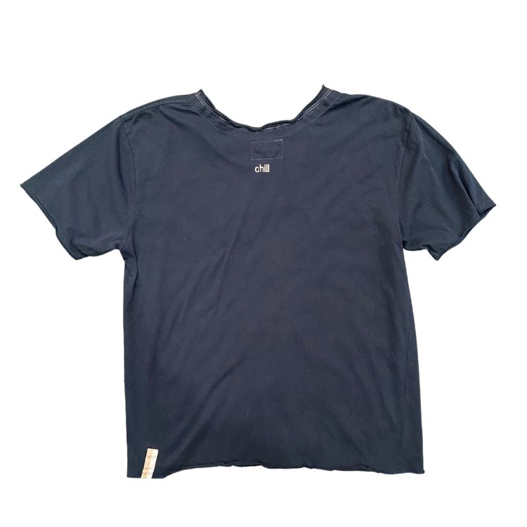 Navy 'Palm' Tee