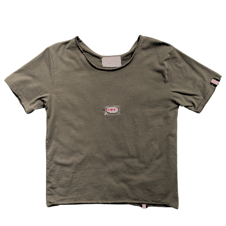 Olive 'babe' Tee