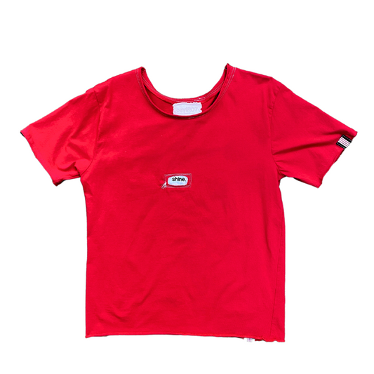 Red 'shine' Tee