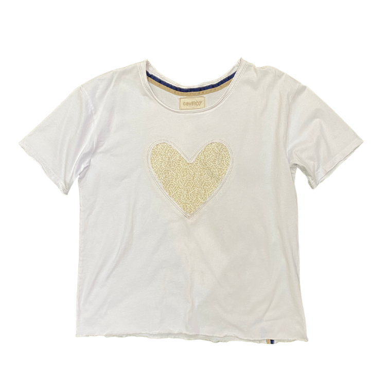 White Heart Tee